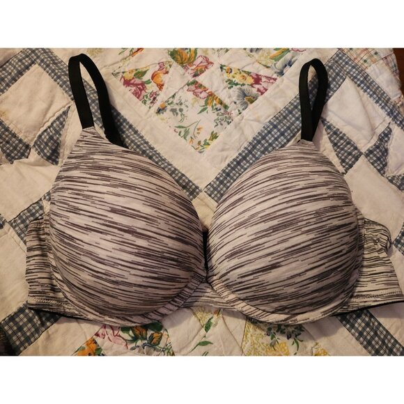 Victorias Secret PINK Grey Bra 36C - Picture 1 of 3